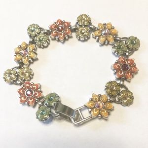 Brighton Multi Color Floral Bracelet